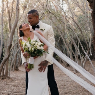 Raiders Player Darren Waller and Las Vegas Aces Kelsey Plum get married at GreenGale Farms Photo by Young the Ryan