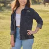 GreenGale Black Denim Jacket (Unisex) - Image 8