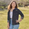 GreenGale Black Denim Jacket (Unisex)
