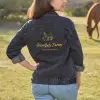 GreenGale Black Denim Jacket (Unisex) - Image 2
