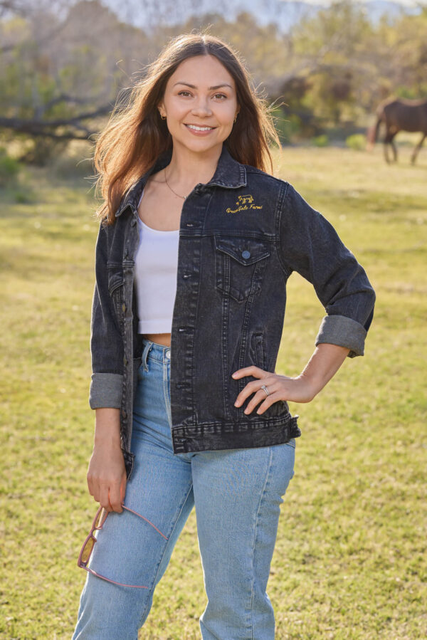 GreenGale Black Denim Jacket (Unisex) - Image 6