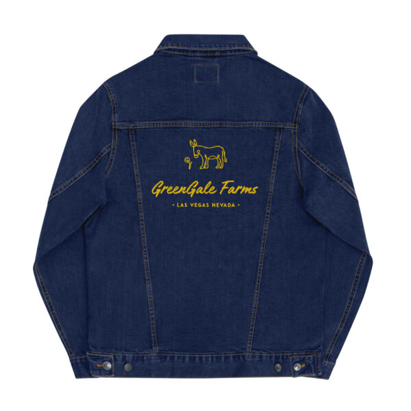 GreenGale Dark Wash Denim Jacket (Unisex) - Image 6